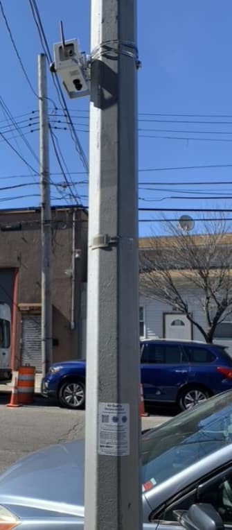 Image of a sign detailing what the hardware is doing in the public right away.