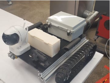Robotic rover with ground penetrating radar (GPR)