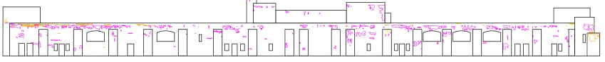 This image is a drawing that has been created by T2D2 after the geotagged images were processed