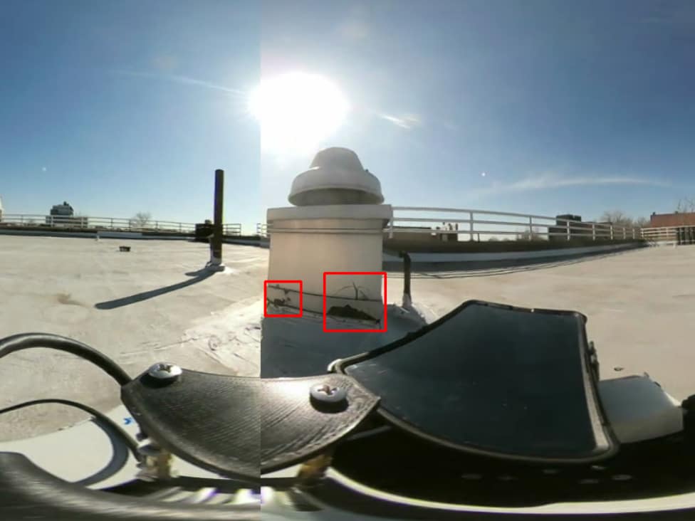 Example of 360◦ image with annotations